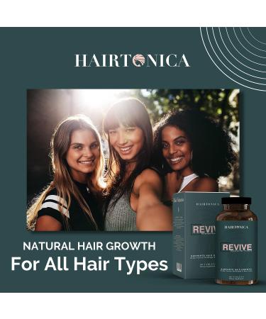 Hairtonica Vine Nutrition Hair Vitamins for Faster Growth - Hair Loss Support and Thinning Hair Pills - Biotin 5000mcg MSM Keratin - 90 ct - Women's Hair Growth Supplement - Buy Online on GoSupps.com