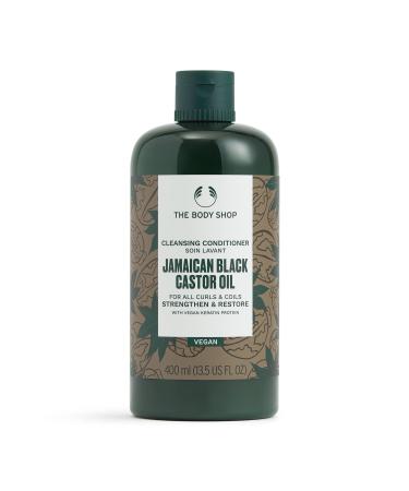 The Body Shop Jamaican Black Castor Oil Conditioner For Curly Hair - Strengthen & Restore With Vegan Keratin Protein - Vegan - 13.5 Fl Oz