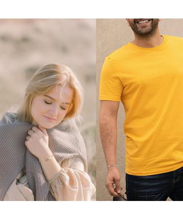 YINOX 6 Pure Copper Magnetic Bracelet for Arthritis - Unisex Braided Cuff with 2 Magnets - Buy Online on GoSupps.com