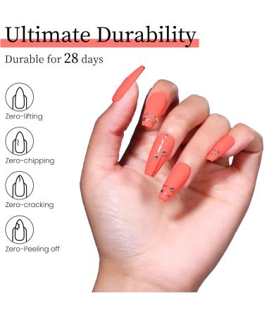 MAYCHAO 15ML Gel Nail Polish 1Pc Carrot Gel Polish Soak Off UV LED Nail Polish Nail Art Starter Manicure Salon DIY at Home 0.5 OZ - Buy Online on GoSupps.com