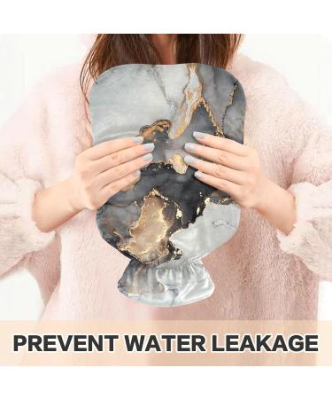 Luxury Marble Hot Water Bottle with Cover - Pain Relief & Heating Bag for Pregnant Women - 1L International Shipping - Buy Online on GoSupps.com