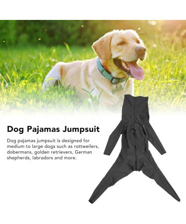 Dog Streamer Surgery Recovery Suit - XL Pet Pajama Overall for Complete Coverage & Surgical Healing | Prevents Tract Exposure - Buy Online on GoSupps.com