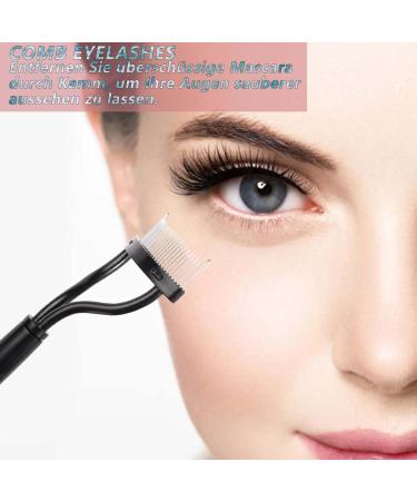 4-Piece Eyelash Comb Set - Eyelash Definer & Separator Brush with Mascara Sticks - Professional Eyebrow & Eyelash Cutting Tools - Buy Online on GoSupps.com