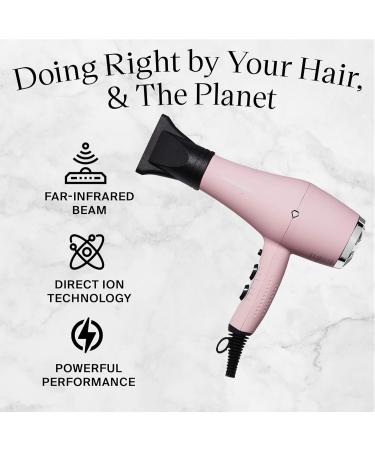 Eva NYC Spectrum Far-Infrared Ceramic Hair Dryer - Smooth Frizz-Free Styling | Ionic Tourmaline Technology & Accessories (Red - Buy Online on GoSupps.com