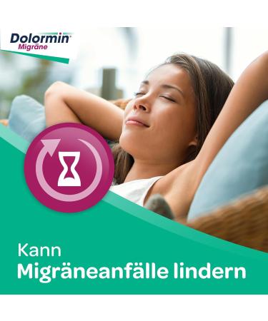 Dolormin Migraine - Effective Headache Relief for Migraine Attacks with & without Aura - 20 Tablets - Buy Online on GoSupps.com