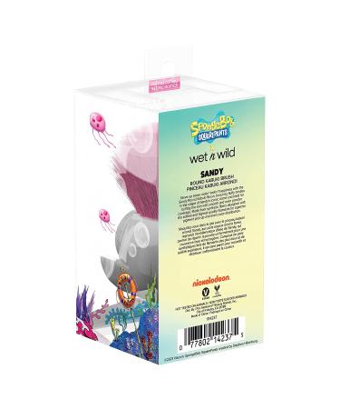 Wet n Wild SpongeBob Squarepants Round Kabuki Brush - Cheeks & Foundation Tool - Buy Online on GoSupps.com