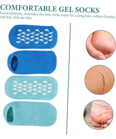 FOMIYES 6 Pairs Gel Socks Foot Care Moisturizing Socks Moisturizing Socks for Foot Care Foot Covers Gel Spa Socks Feet Nursing Socks Women Foot Masks Moisturizing Foot Socks Foot Spa Socks - Buy Online on GoSupps.com