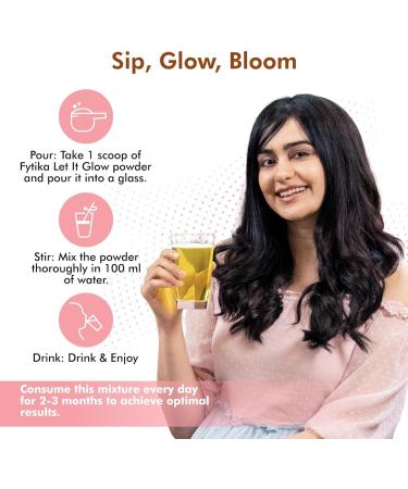 FYTT-IKA HEALTHCARE PRODUCTS Let It Glow Collagen Supplement for Men&Women L- Glutathione Vitamin C Sesbania Agati Extract Promotes Healthy Skin Hairs and Nails(Pineapple Powder Pack of 1) - Buy Online on GoSupps.com