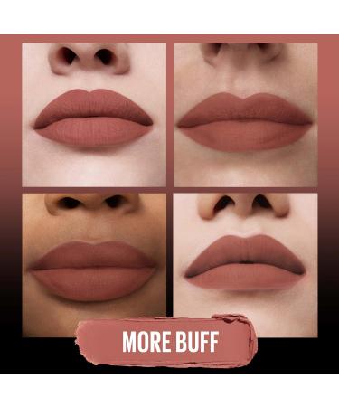Maybelline New York Color Sensational Ultimat Matte Lipstick Intense Color and Comfortable to Wear Color No. 699 More Buff (Beige) 1 x 2 g - Buy Online on GoSupps.com