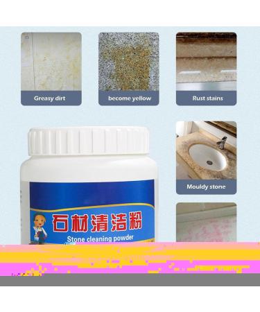 3PCS Stone Cleaning Powder Kitchen Quartz Stone Countertop Degreasing Tile Agent Cleaner Cleaning Strong Marble Polishing - Buy Online on GoSupps.com