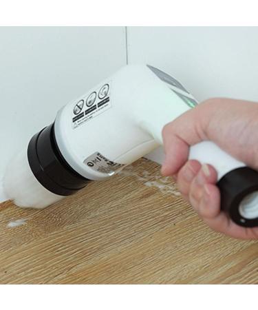 Cordless Cleaning Brush - Electric Rotating Scrubber for Bathroom Cleaning 2-Speed Modes Electric Rotating Cleaner Brush with Retractable Handle and Replaceable Heads - Buy Online on GoSupps.com