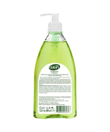 Dalan Therapy Mediterranean Olive Oil Hand Soap - 13.5 Fl Oz - Pack of 3 - Ultra Moisturizing for Normal and Dry Hands - Buy Online on GoSupps.com