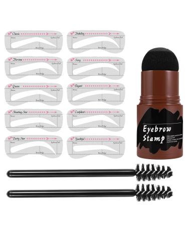 Eyebrow Stencils For Older Women - Brow Stencil Waterproof Eyebrow Template | Eyebrow Stencils Brow Charm for Home Outdoor Women Girl Beginners Important Occasion Black