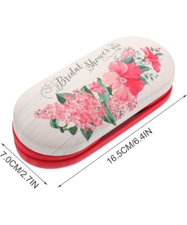 Buy Healvian Double-Lodged Glasses Case | 2-in-1 Travel Storage Box for Lens & Glasses with Mirror & Tweezers | Durable Leather PU | International Shipping - Buy Online on GoSupps.com