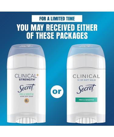 Secret Soft Unscented 1.6 oz - Gentle Protection for Sensitive Skin - Buy Online on GoSupps.com