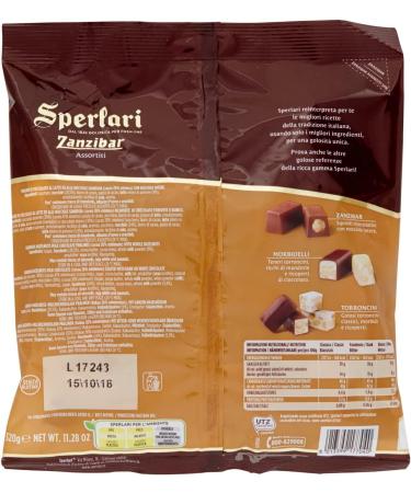  Sperlari 6 x Sperlari Zanzibar dark chocolate amaretto flavor dark chocolate amaretto taste 117g - Buy Online on GoSupps.com