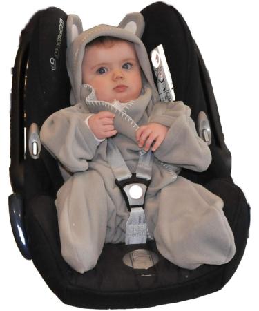 Baby Bliss Swaddle Star Wrap Fleece in Gift Box - Grey | Super Soft Blanket for Newborns, Infants & Toddlers 2-12 Months | Perfect for Travel, Strollers, Car Seats | Boy Girl - Buy Online on GoSupps.com