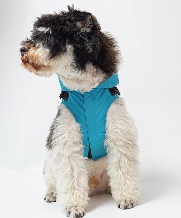 Shop Waterproof Dog Rain Coat - Adjustable & Reflective Rain Jacket for Puppies & Dogs (Sizes S Green & Blue) - Buy Online on GoSupps.com