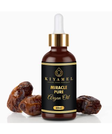 Pure Argan Oil for Women and Men Natural Skin Hydrating Vitamin E and Omega 6 Fatty Acids for Stretch Marks Wrinkles and Under Eye Bags Paraben and Sulfate Free