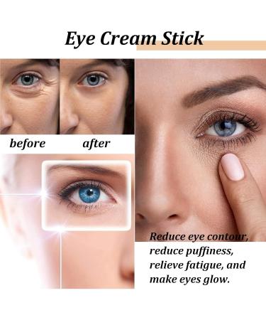Vitamin C Eye Cream Stick Glow Vitamin C Eye Balm Eye Cream Anti Aging Eye Cream for Dark Circles and Puffy Eyes Cooling & Hydrating Eye Bags Remover Anti Wrinkle Eye Cream Eye Care Products - Buy Online on GoSupps.com