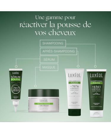 LUX OL - Growth Shampoo - Increases hair density - Reactivates the growth of existing hair - 86% of ingredients of natural origin - Made in France - 200ml - Buy Online on GoSupps.com