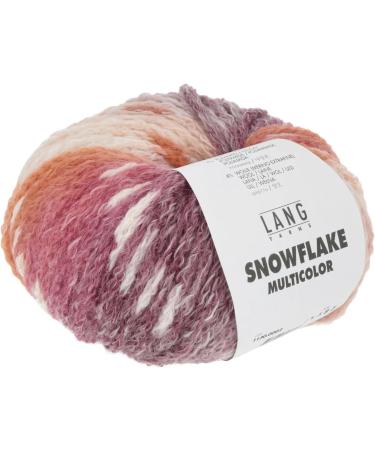  LANG YARNS Lang Yarns Snowflake Multicolor 0004 violet roze rood 50 g - Buy Online on GoSupps.com