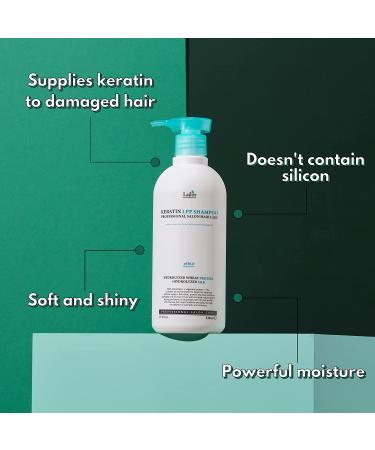 LPP Repair Shampoo 17.9oz - Keratin, Wheat & Silk Proteins - Nourishing Sub-acid pH 6.0 for Dry, Damaged, Colored Hair - No Silicone, Harmful Ingredients - Ideal for Thinning Hair - Buy Online on GoSupps.com