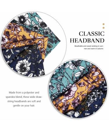 Boho Knotted Wide Headband Set - Pack of 3 | Floral Hair Accessories for Women & Girls - Buy Online on GoSupps.com