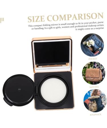 DOITOOL 2pcs Box Empty Box Liquid Foundation Powder Case for Travel Make up Bb Cream 1 count (Pack of 1) Goldenx2pcs - Buy Online on GoSupps.com
