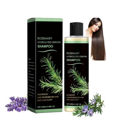 JIAOY Hydrolyzed Keratin and Rosemary Shampoo for Hair Growth - Strengthening and Thickening for Women and Men Hair Loss Nourishing and Moisturizing (1PCS)