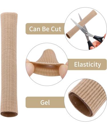 Buy Sibba 3-Piece Gel Toe Pillow Tubes | Breathable Toe Protectors & Cushions for Pain Relief | Sizes S M L | Chicken Eye Relief Skin Tone Options - Buy Online on GoSupps.com