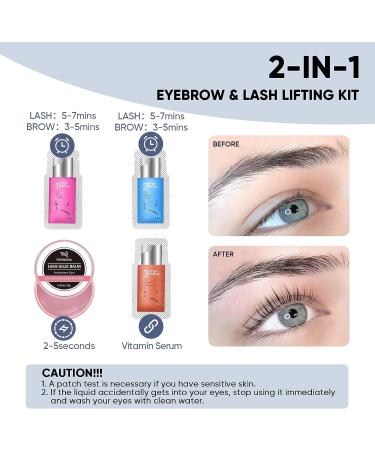PERMANIA Lash Perm Kit | Lash Lift Sachet with Eyelash Lifting Glue | Long-lasting Curl for 8 Weeks | Brow Lamination | Smudge-proof Formula - Buy Online on GoSupps.com