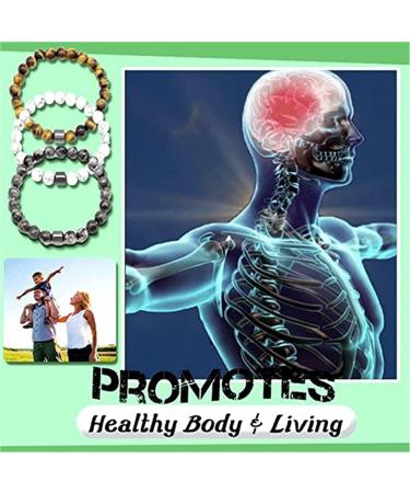 Buy Anti-Anxiety Bracelet Set (6 Pieces) - Natural Stress Relief for Men & Women | Smoke-Infused Design - Buy Online on GoSupps.com