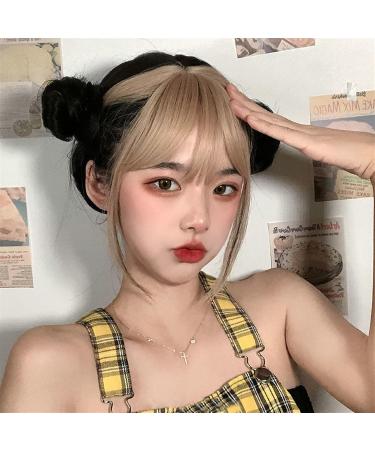 Bangs Hair Clip Girl Fashionen Bangs Wig Female Invisible Air Hairline Replacement Women's Hairwear Bangs Clip in Hair - Buy Online on GoSupps.com