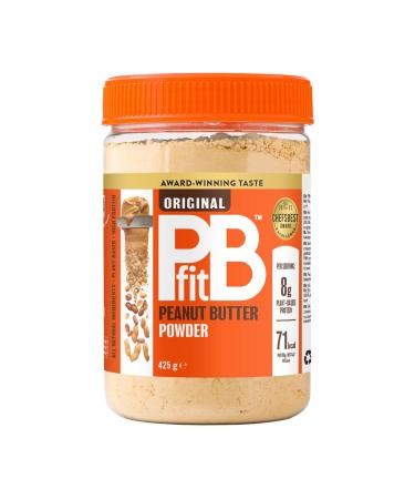 PBfit PBfit Peanut Butter Powder - 87% Less Fat High Protein Gluten Free - Peanut Butter Powder from Real Pressed Roasted Peanuts