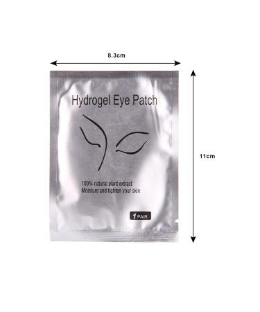 BeautyU&Me 100 Pairs Eyelash Gel Pads | Lint-Free Eye Masks for Lash Extensions | Best Eye Pads for Beauty - Buy Online on GoSupps.com