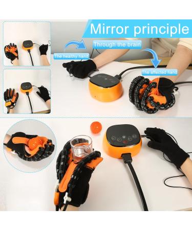 Rehabilitation Robot Glove for Stroke Hemiplegia & Arthritis Recovery - Heating Type Left Hand-XL | International Shipping Available - Buy Online on GoSupps.com