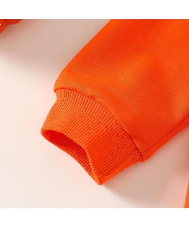 Pumpkin Print Toddler Halloween Sweatshirt | Orange Pullover for Boys and Girls 2-3T - Buy Online on GoSupps.com