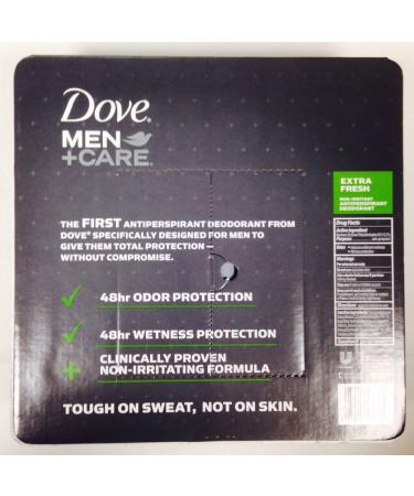 Dove Men Care Deodorant Extra Fresh (2.7 oz 5 pk.) Fresh 2.7 Ounce (Pack of 5) - Buy Online on GoSupps.com