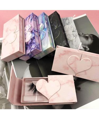 Lizusidtsy 5PCS Empty False Eyelash Packaging Boxes Fake Lashes Case Holder Eyelash Storage Case with False Eyelash Tray - Buy Online on GoSupps.com