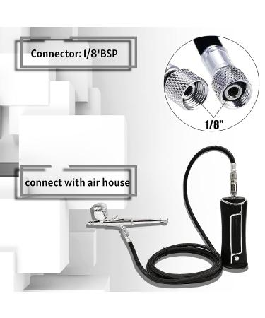 Fascinated Cordless Airbrush Kit - Portable Handheld Rechargeable Gun Set for Makeup, Painting, Cake Decor & More - Buy Online on GoSupps.com