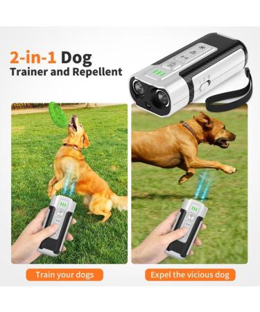 Effective Anti-Bark Devices for Dogs | Ultrasound Bark Deterrent for Medium & Large Dogs - 23ft Dog Training Tools - Buy Online on GoSupps.com