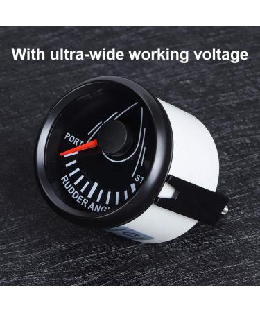 Universal Rowing Angle Display for Boats | Dioch 52mm Sensor 0-190 Ohm 9-32V with Background Lighting (Black Frame) - Buy Online on GoSupps.com
