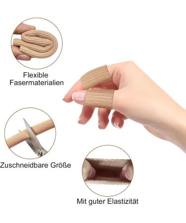 9 Pieces Cuttable Silicone Toe Protection Tube & Cushion - Soft Foam for Corns Relief & Bandage Hose - Buy Online on GoSupps.com