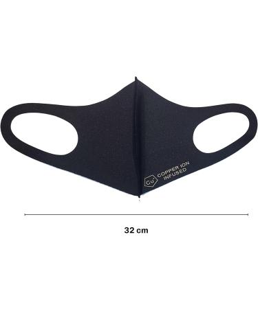 3-pack Spandex Blend Masks. Designed for women of all ages and children ages 8-14. 2 Layer Copper Ion infused Durable Face Mask. Enhanced Protection Extra Soft & Gentle on the Skin Reusable and Washable. Perfect for Gym use. - Buy Online on GoSupps.com