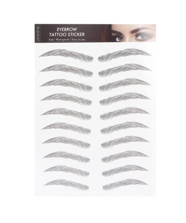 Pongnas Autocollants pour Sourcils Longue Tenue Transferts pour Sourcils Tenue 1 7 Jours Respirants Hypoallerg niques Formes Multiples Faciles Appliquer pour femmes. Boutique de (BLACK-07)
