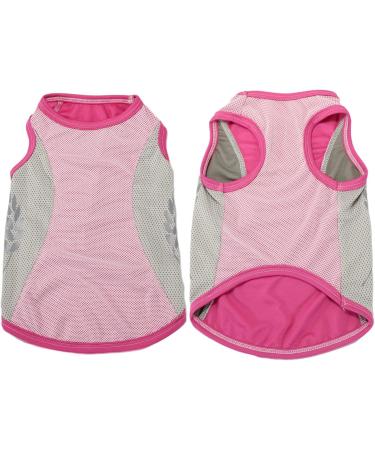 Dog Cooling Vest - Breathable Mesh Jacket for Summer - Cool & Comfortable XXL Pink Dog Coat - Buy Online on GoSupps.com