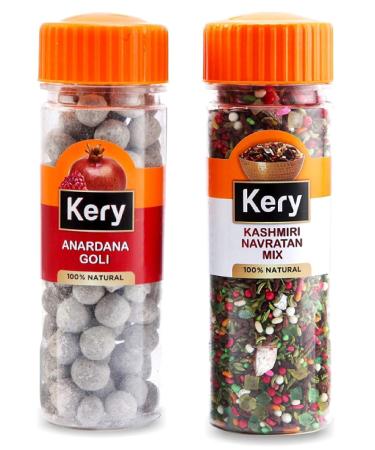Kery Anardana Goli & Kashmiri Navaratan Mukhwas Mouthfreshener 2 Bottles 270g_Packing May Vary