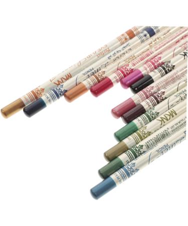 Beavorty 12 Pcs Brown Pencil Green Suits Blue Suits Eyeshadow Pencil Eyeliner Miss Eye Shadow Stick Make up 1 count (Pack of 1) As Shown - Buy Online on GoSupps.com