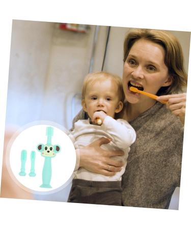 GLEAVI Silicone Training Toothbrush for Toddlers - Ideal Brush for Milk Teeth | International Shipping - Buy Online on GoSupps.com